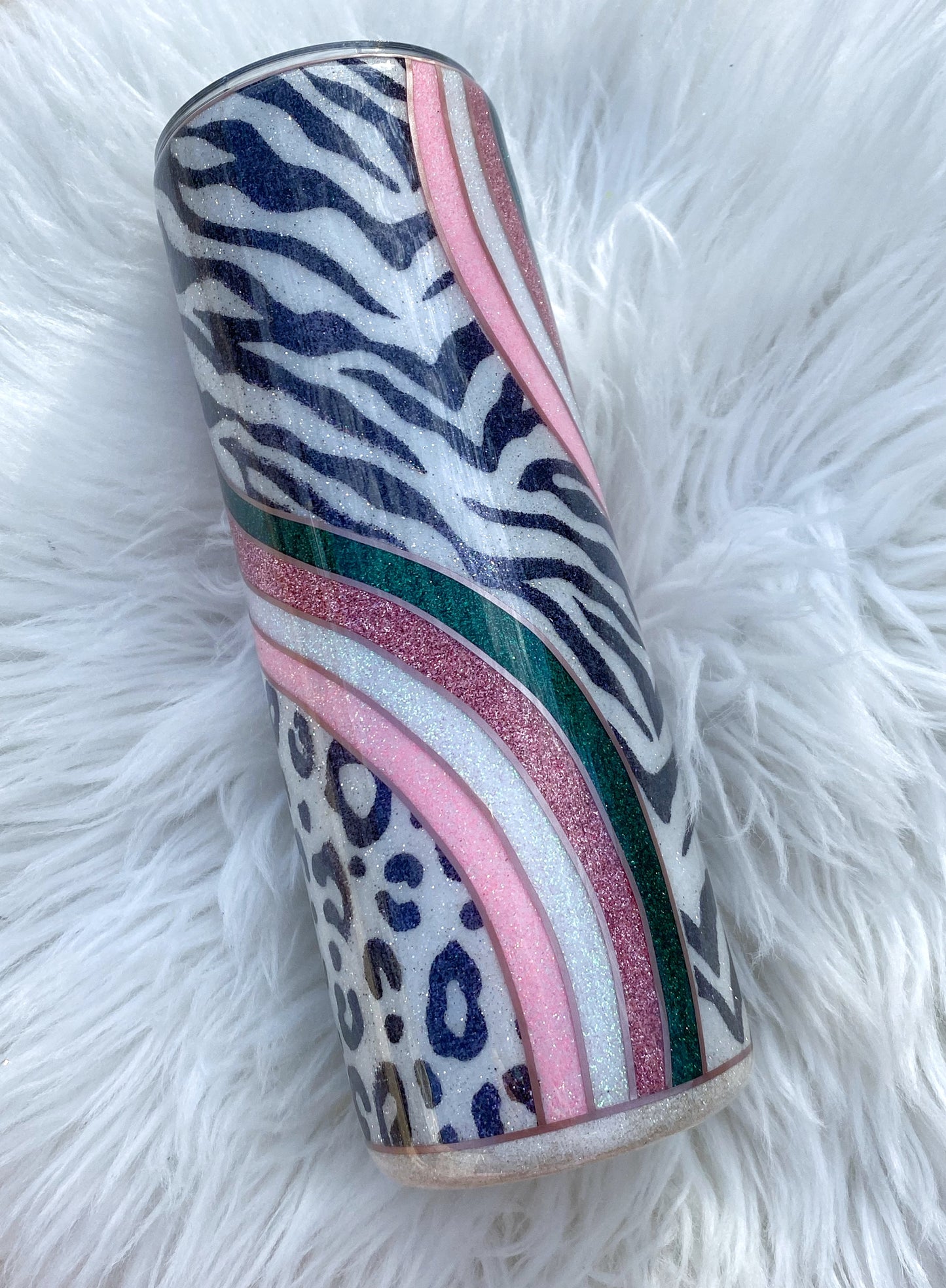 20oz Zebra,cheetah Print Tumbler