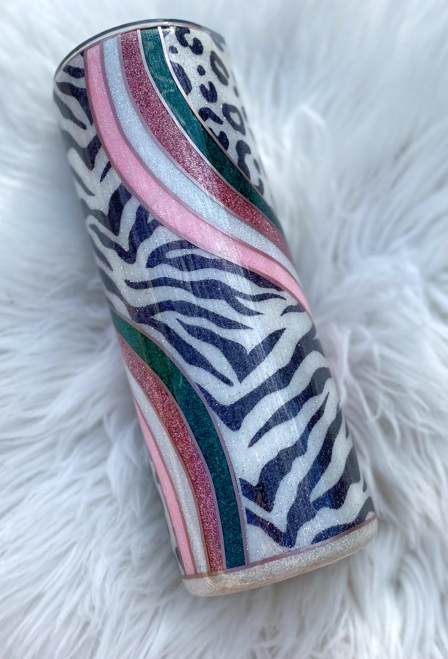 20oz Zebra,cheetah Print Tumbler