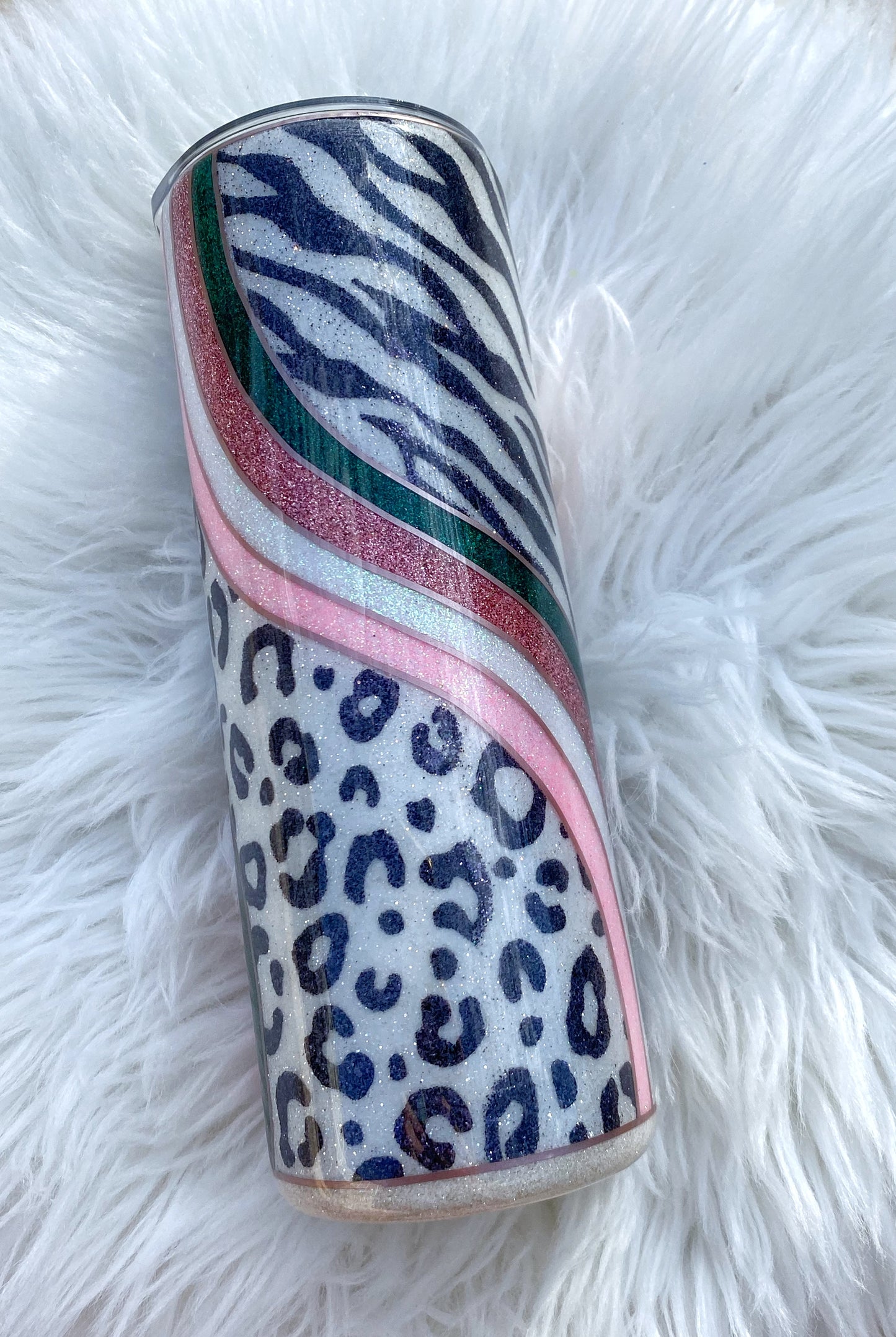 20oz Zebra,cheetah Print Tumbler