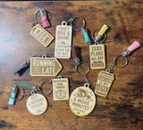 Wood Key chains