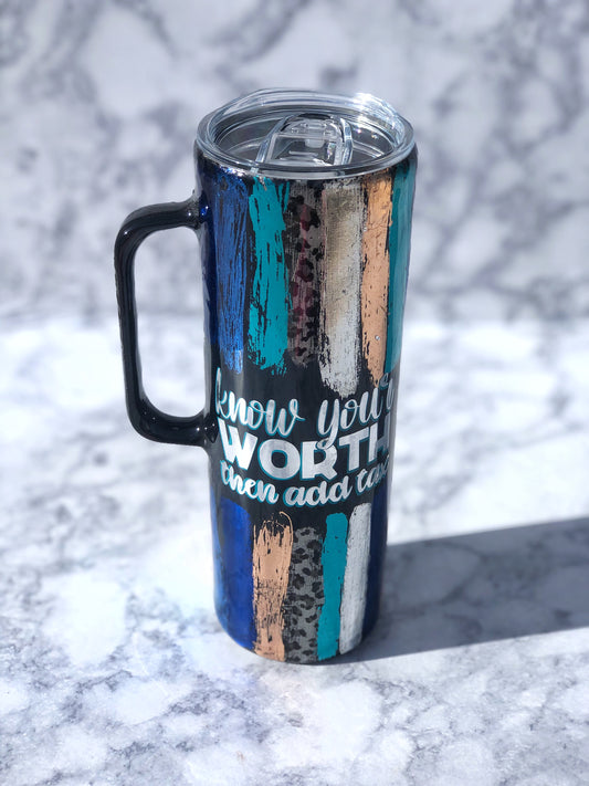 Black Foil Tumbler