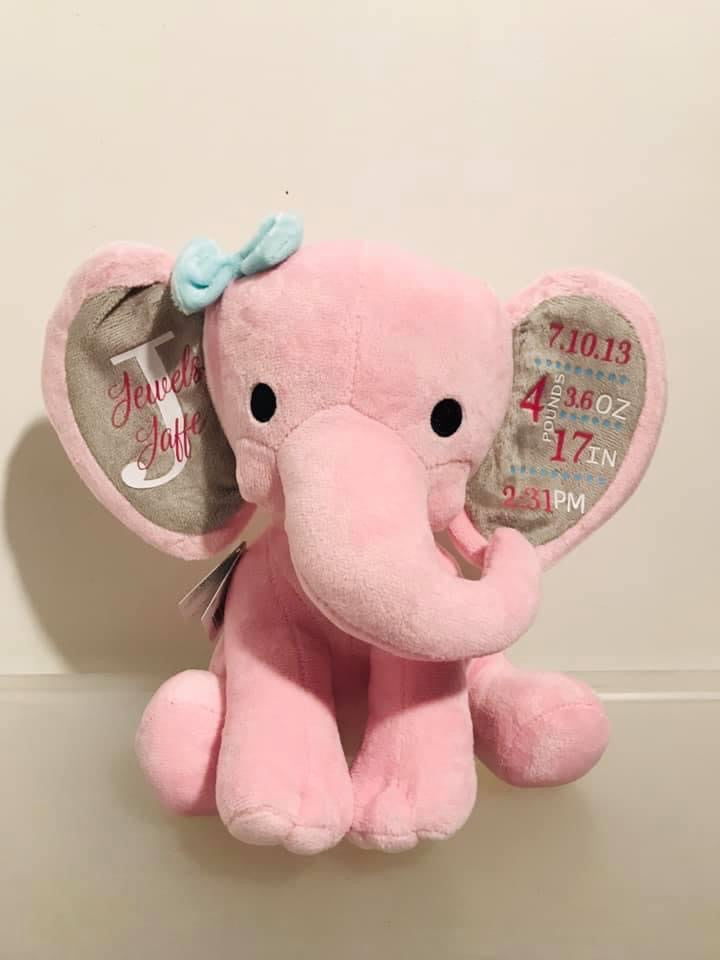 Birth announcement Elephant