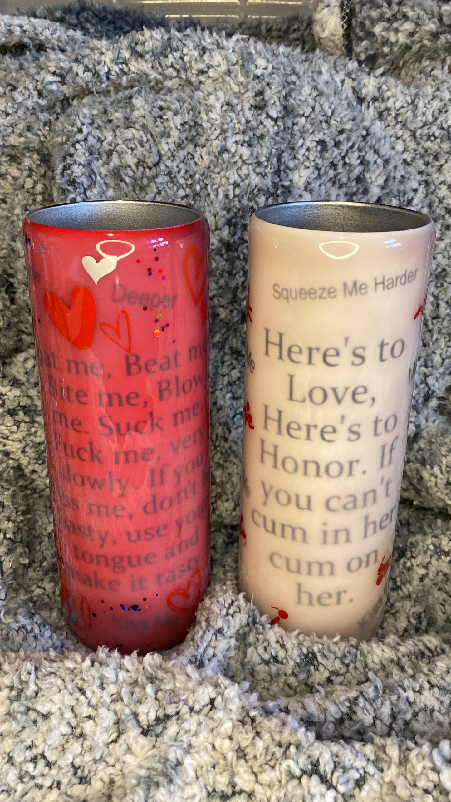 Heat Activated Hidden Message Tumblers