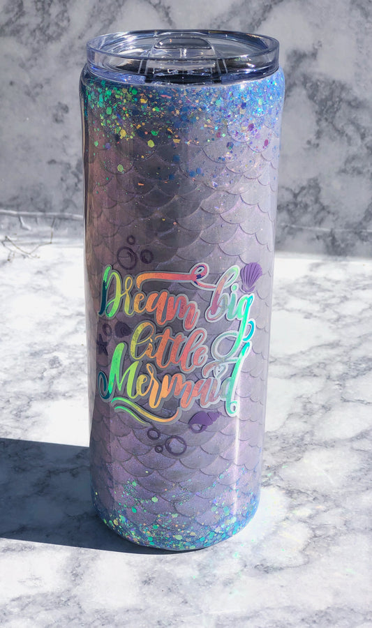 3D Mermaid Tumbler